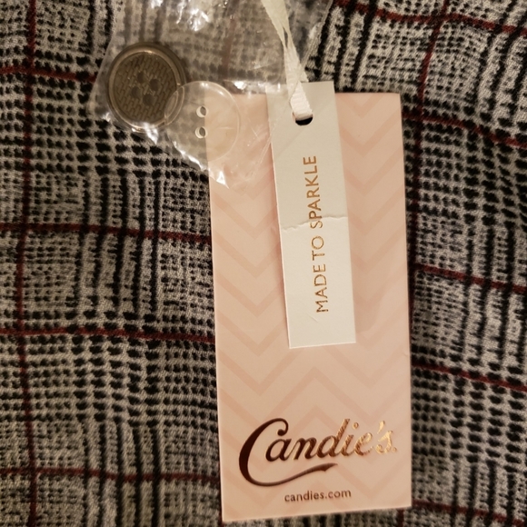 Plaid Button Front Jumpsuit - Picture 4 of 6